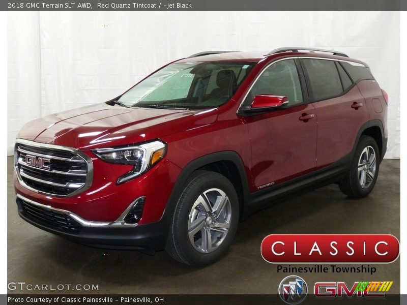 Red Quartz Tintcoat / ­Jet Black 2018 GMC Terrain SLT AWD