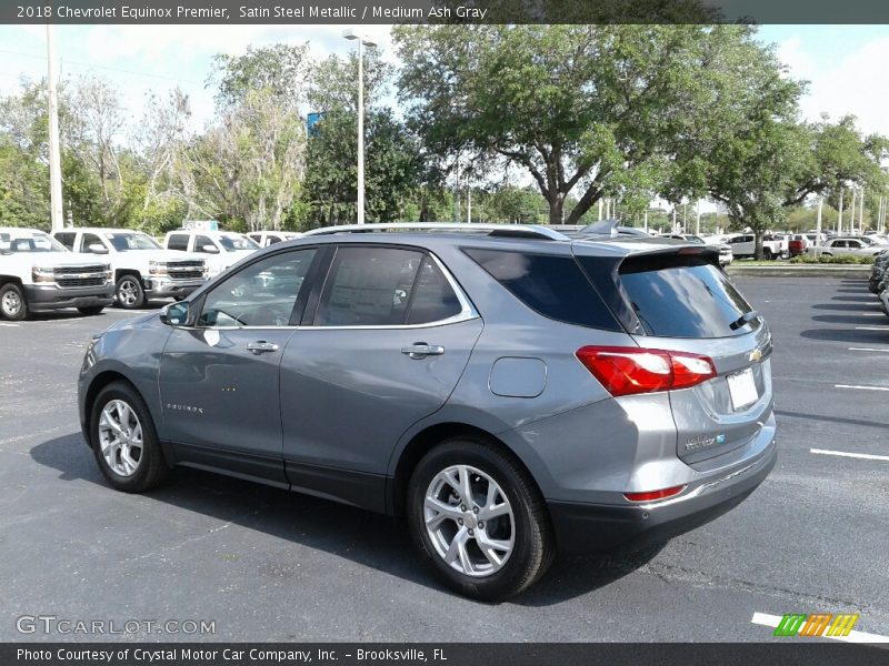 Satin Steel Metallic / Medium Ash Gray 2018 Chevrolet Equinox Premier