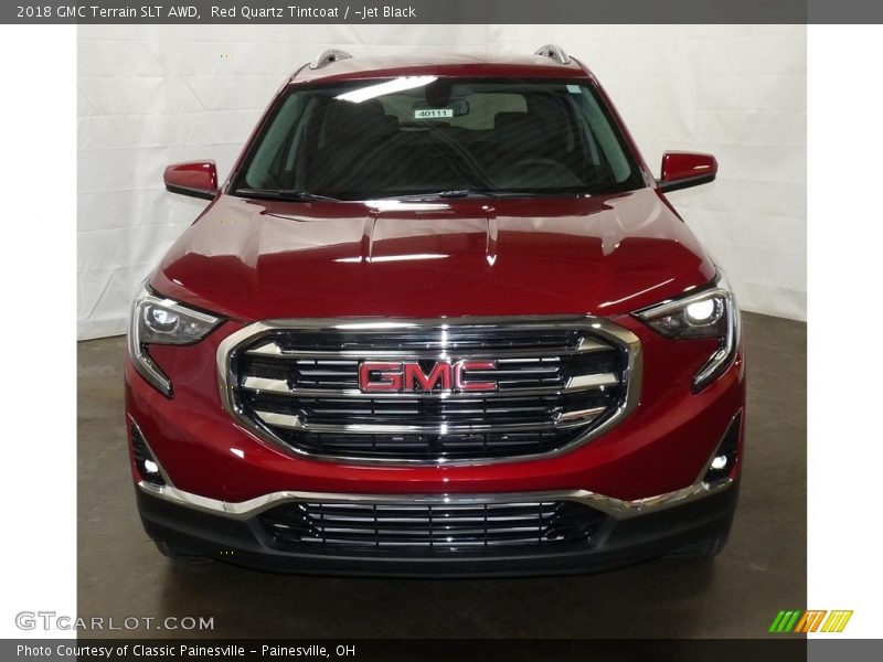 Red Quartz Tintcoat / ­Jet Black 2018 GMC Terrain SLT AWD