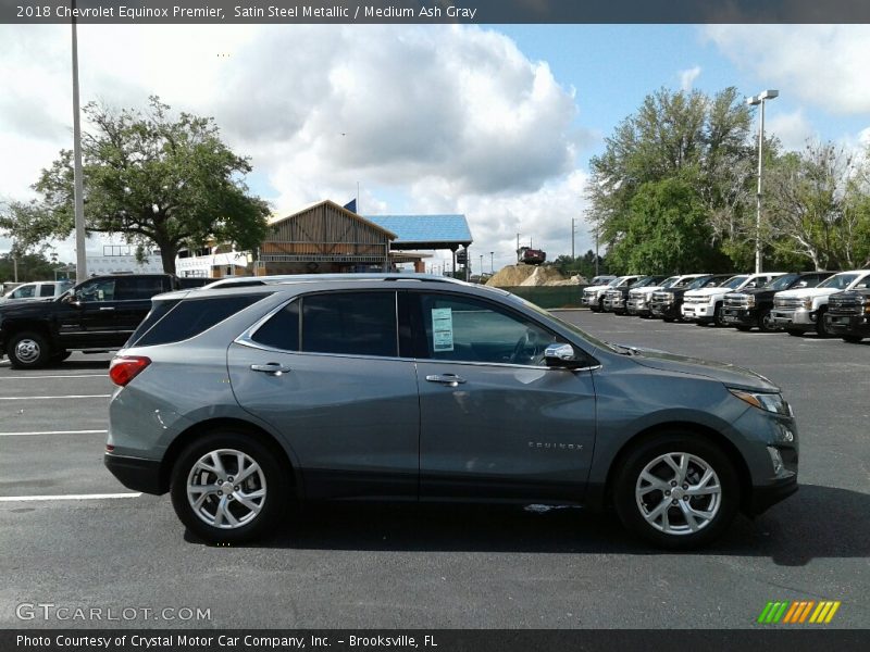Satin Steel Metallic / Medium Ash Gray 2018 Chevrolet Equinox Premier