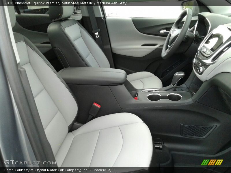 Satin Steel Metallic / Medium Ash Gray 2018 Chevrolet Equinox Premier