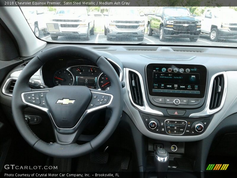 Satin Steel Metallic / Medium Ash Gray 2018 Chevrolet Equinox Premier