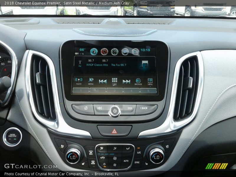 Satin Steel Metallic / Medium Ash Gray 2018 Chevrolet Equinox Premier