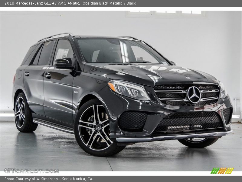 Obsidian Black Metallic / Black 2018 Mercedes-Benz GLE 43 AMG 4Matic