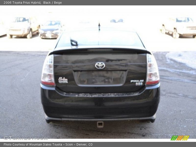 Black / Beige 2006 Toyota Prius Hybrid
