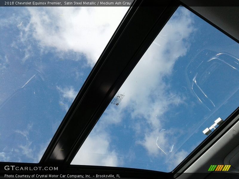Satin Steel Metallic / Medium Ash Gray 2018 Chevrolet Equinox Premier