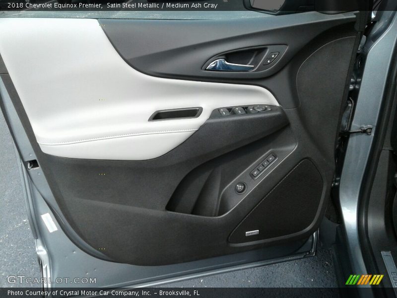 Satin Steel Metallic / Medium Ash Gray 2018 Chevrolet Equinox Premier