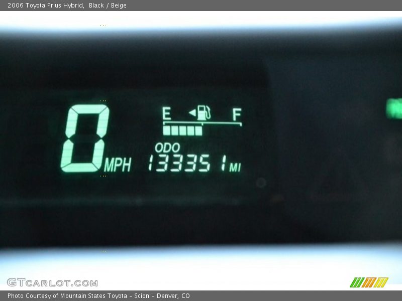 Black / Beige 2006 Toyota Prius Hybrid