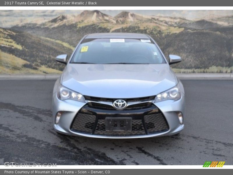 Celestial Silver Metallic / Black 2017 Toyota Camry SE