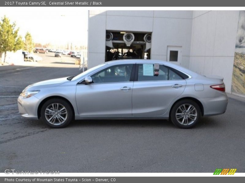 Celestial Silver Metallic / Black 2017 Toyota Camry SE