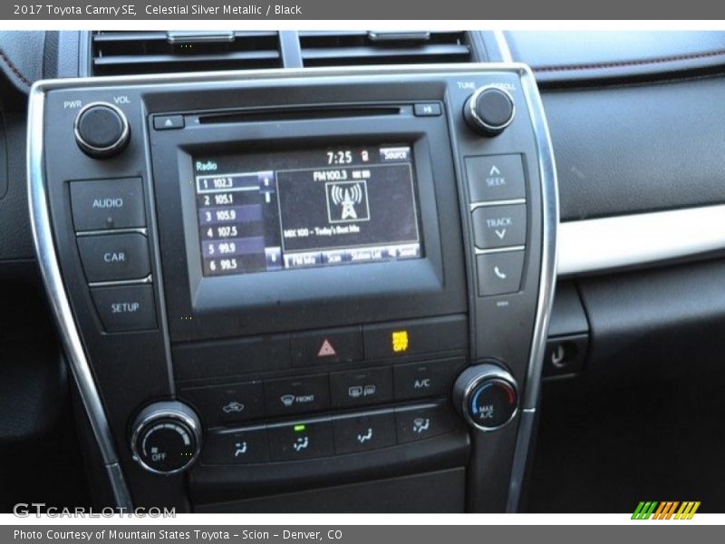 Celestial Silver Metallic / Black 2017 Toyota Camry SE