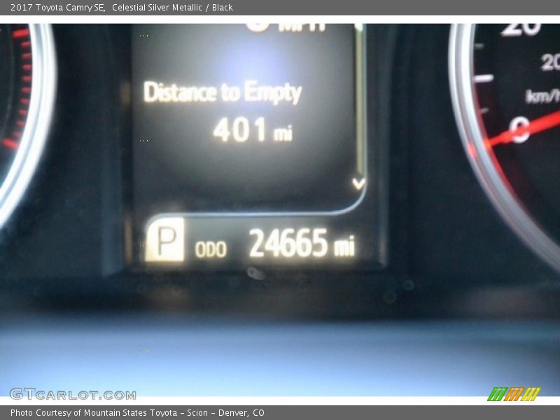 Celestial Silver Metallic / Black 2017 Toyota Camry SE