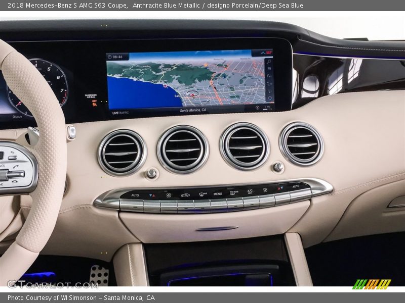 Controls of 2018 S AMG S63 Coupe