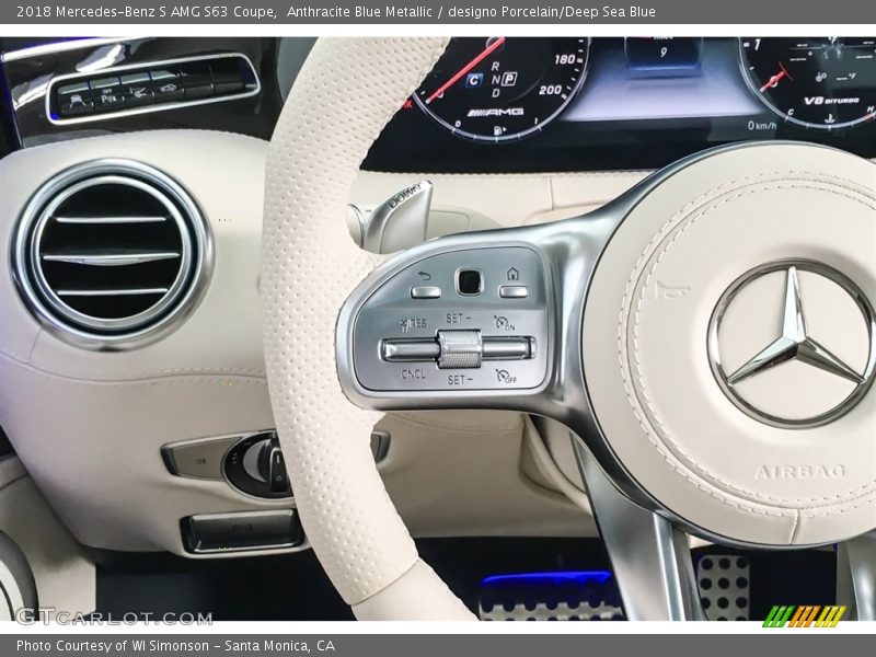 Controls of 2018 S AMG S63 Coupe