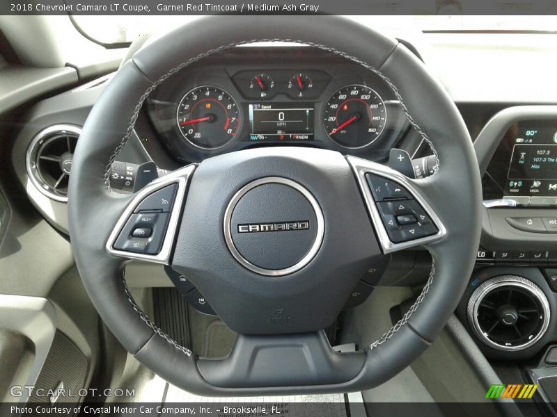 Garnet Red Tintcoat / Medium Ash Gray 2018 Chevrolet Camaro LT Coupe