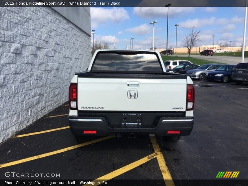 White Diamond Pearl / Black 2019 Honda Ridgeline Sport AWD