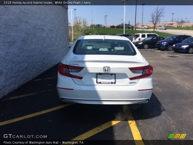 White Orchid Pearl / Ivory 2018 Honda Accord Hybrid Sedan