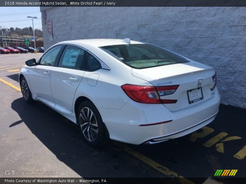 White Orchid Pearl / Ivory 2018 Honda Accord Hybrid Sedan