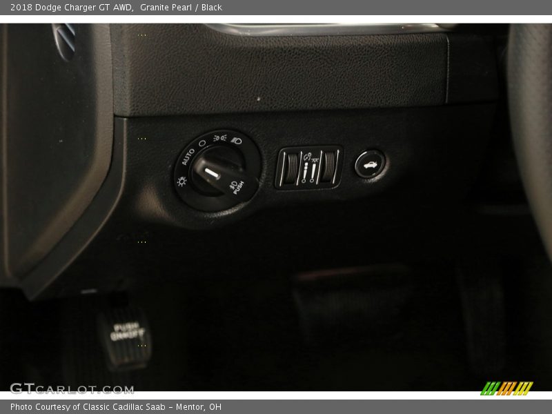 Granite Pearl / Black 2018 Dodge Charger GT AWD