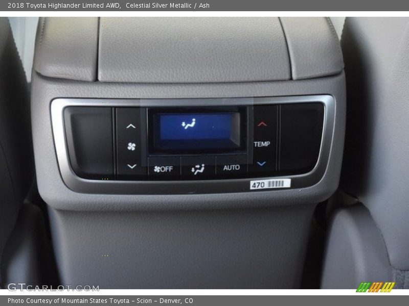 Celestial Silver Metallic / Ash 2018 Toyota Highlander Limited AWD