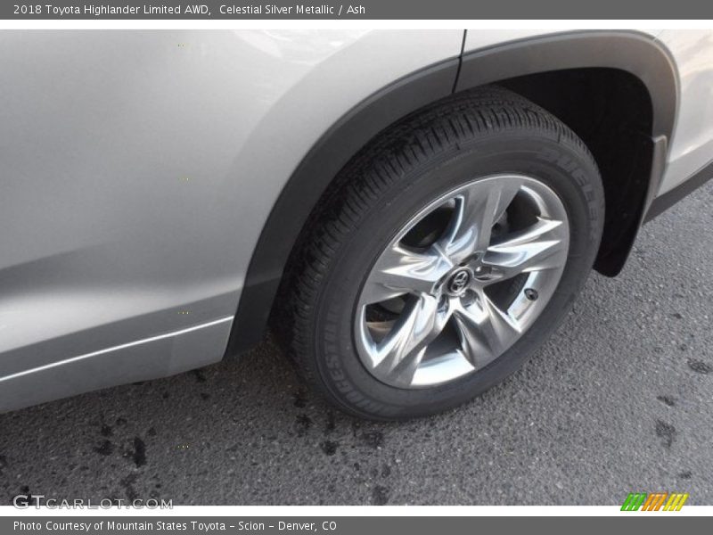 Celestial Silver Metallic / Ash 2018 Toyota Highlander Limited AWD