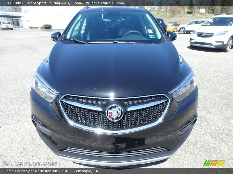 Ebony Twilight Metallic / Ebony 2018 Buick Encore Sport Touring AWD