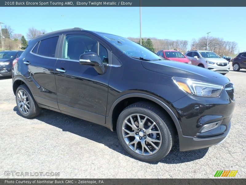 Ebony Twilight Metallic / Ebony 2018 Buick Encore Sport Touring AWD