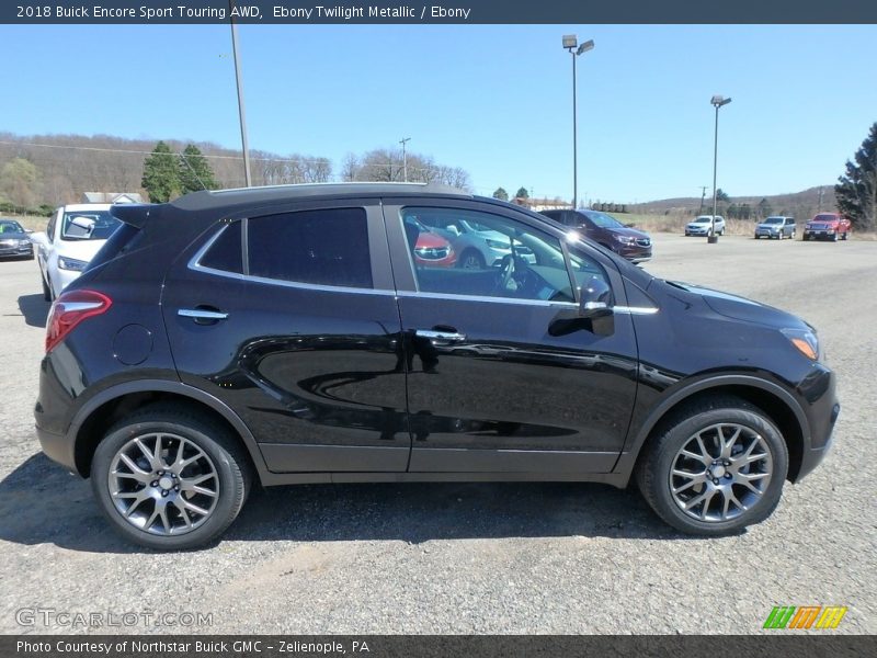 Ebony Twilight Metallic / Ebony 2018 Buick Encore Sport Touring AWD