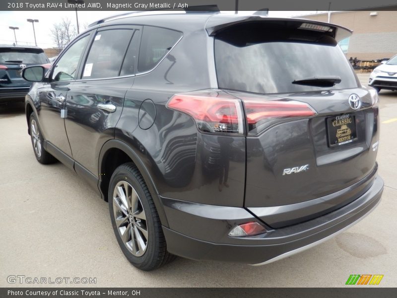 Magnetic Gray Metallic / Ash 2018 Toyota RAV4 Limited AWD