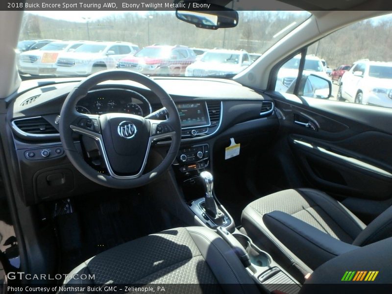 Ebony Twilight Metallic / Ebony 2018 Buick Encore Sport Touring AWD