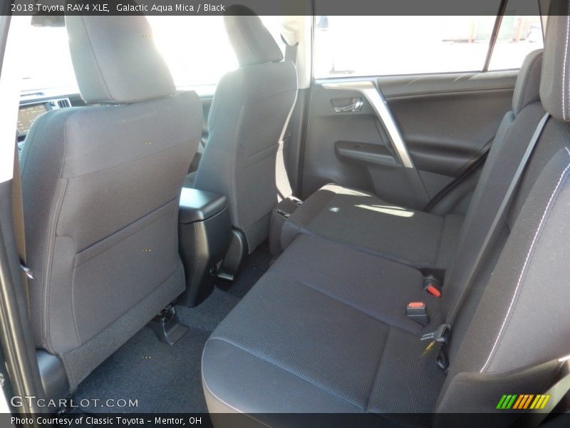 Galactic Aqua Mica / Black 2018 Toyota RAV4 XLE