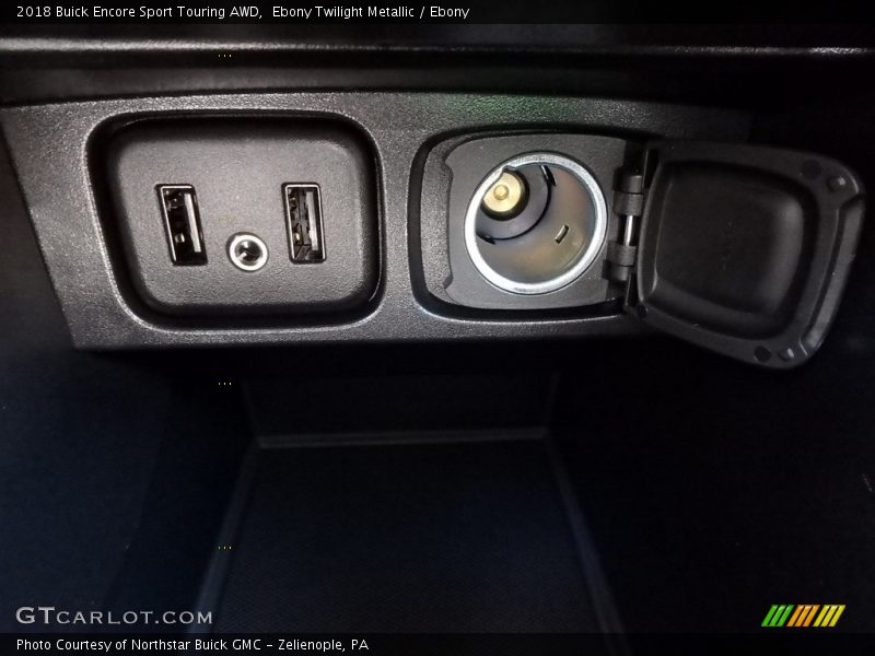 Ebony Twilight Metallic / Ebony 2018 Buick Encore Sport Touring AWD