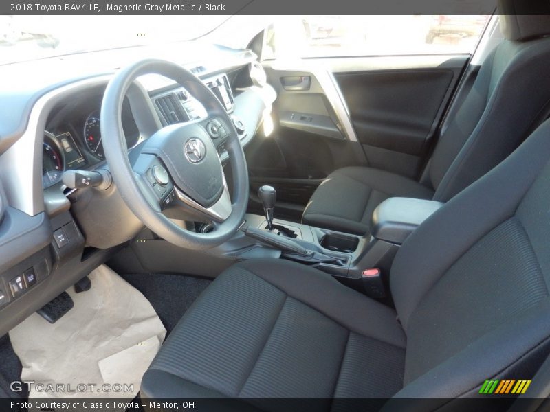 Magnetic Gray Metallic / Black 2018 Toyota RAV4 LE