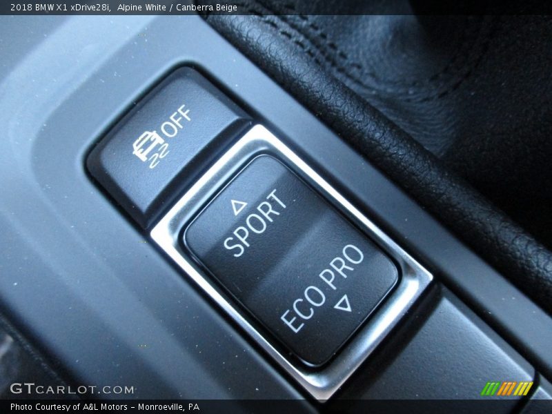 Alpine White / Canberra Beige 2018 BMW X1 xDrive28i