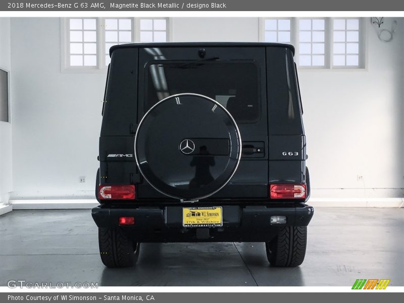 Magnetite Black Metallic / designo Black 2018 Mercedes-Benz G 63 AMG