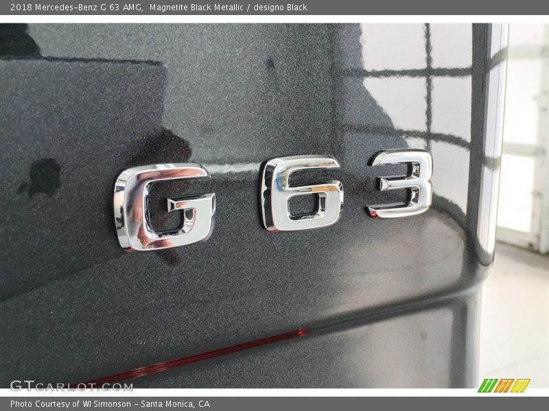Magnetite Black Metallic / designo Black 2018 Mercedes-Benz G 63 AMG