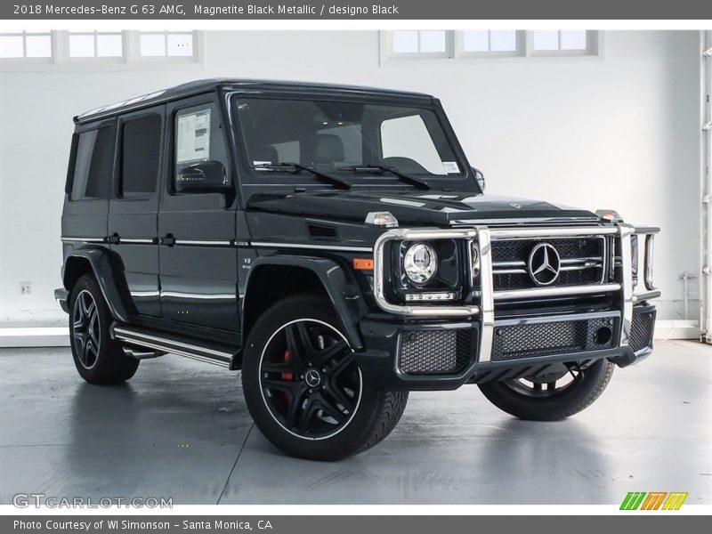 Magnetite Black Metallic / designo Black 2018 Mercedes-Benz G 63 AMG