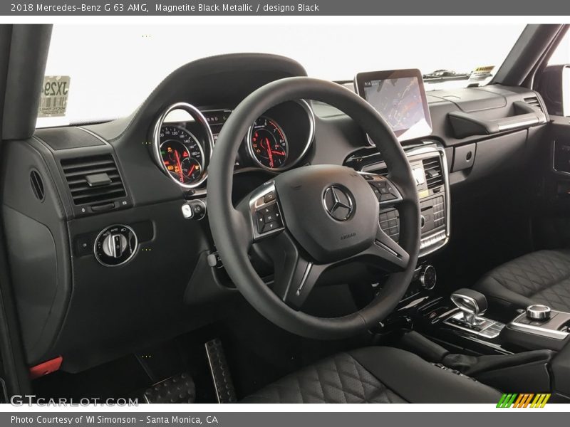 Magnetite Black Metallic / designo Black 2018 Mercedes-Benz G 63 AMG