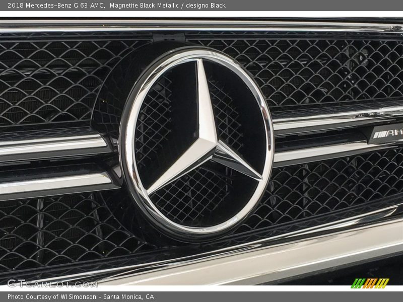 Magnetite Black Metallic / designo Black 2018 Mercedes-Benz G 63 AMG