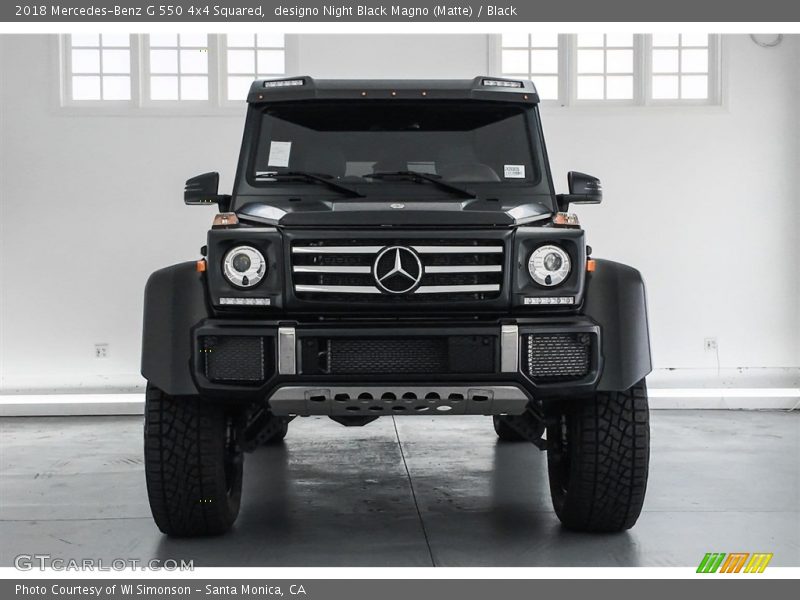  2018 G 550 4x4 Squared designo Night Black Magno (Matte)
