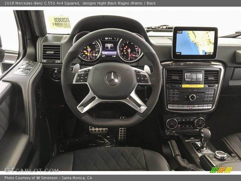 Controls of 2018 G 550 4x4 Squared