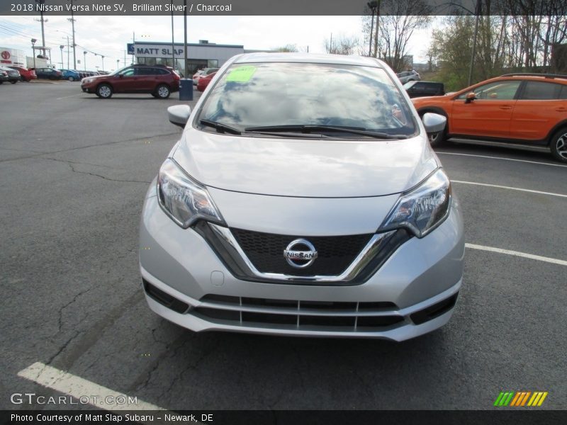 Brilliant Silver / Charcoal 2018 Nissan Versa Note SV