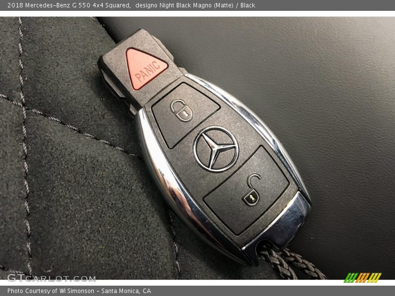 Keys of 2018 G 550 4x4 Squared