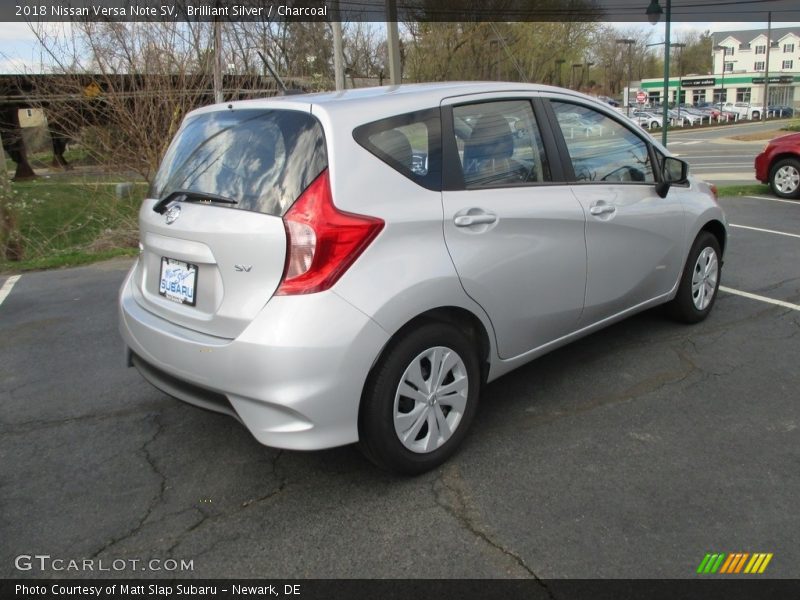 Brilliant Silver / Charcoal 2018 Nissan Versa Note SV