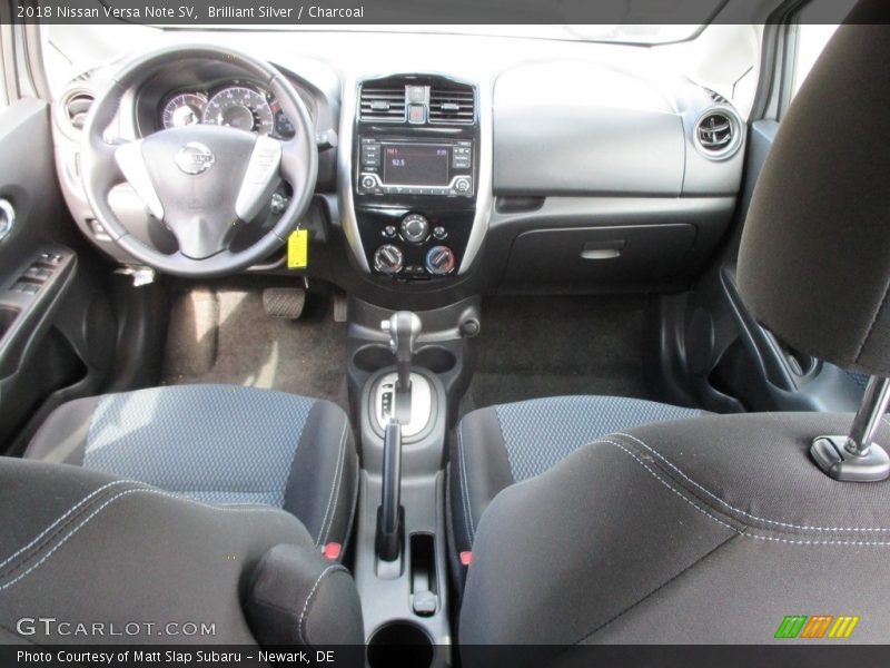 Brilliant Silver / Charcoal 2018 Nissan Versa Note SV