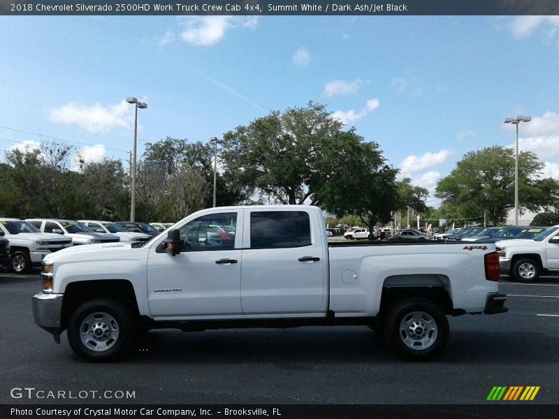 Summit White / Dark Ash/Jet Black 2018 Chevrolet Silverado 2500HD Work Truck Crew Cab 4x4