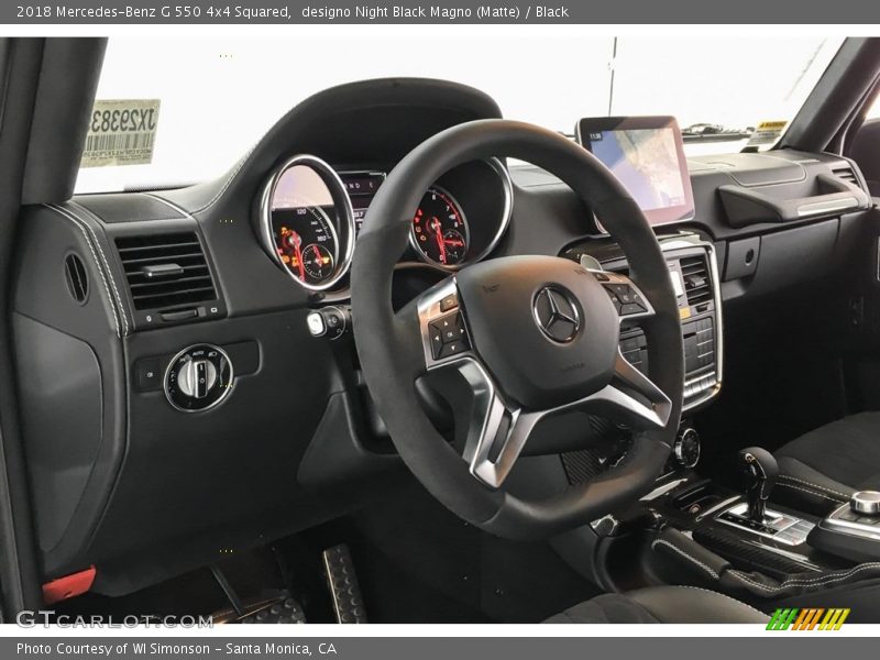 Dashboard of 2018 G 550 4x4 Squared