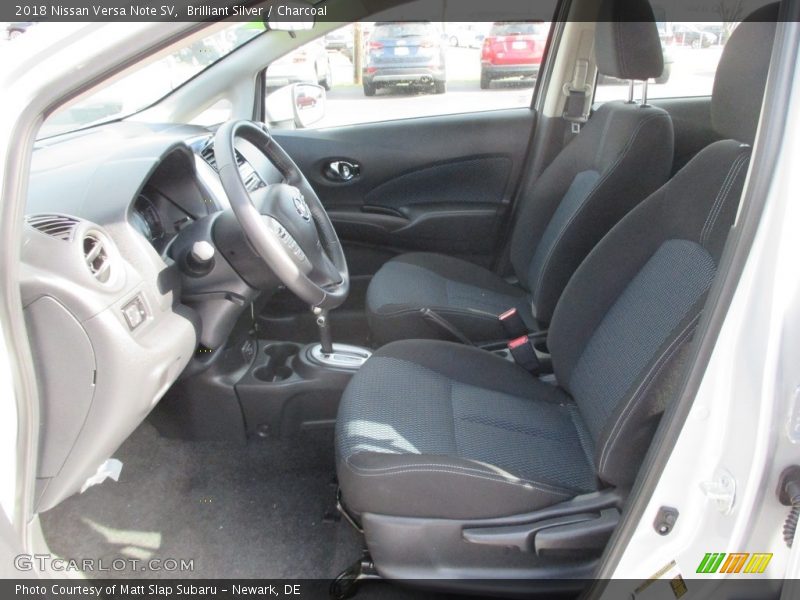  2018 Versa Note SV Charcoal Interior