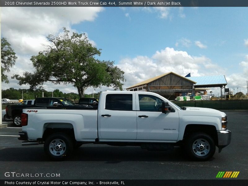 Summit White / Dark Ash/Jet Black 2018 Chevrolet Silverado 2500HD Work Truck Crew Cab 4x4