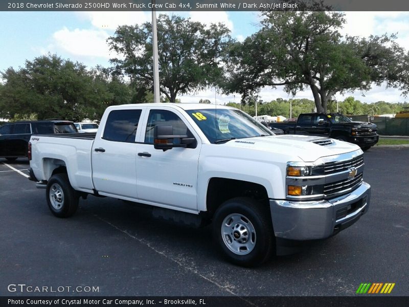 Summit White / Dark Ash/Jet Black 2018 Chevrolet Silverado 2500HD Work Truck Crew Cab 4x4